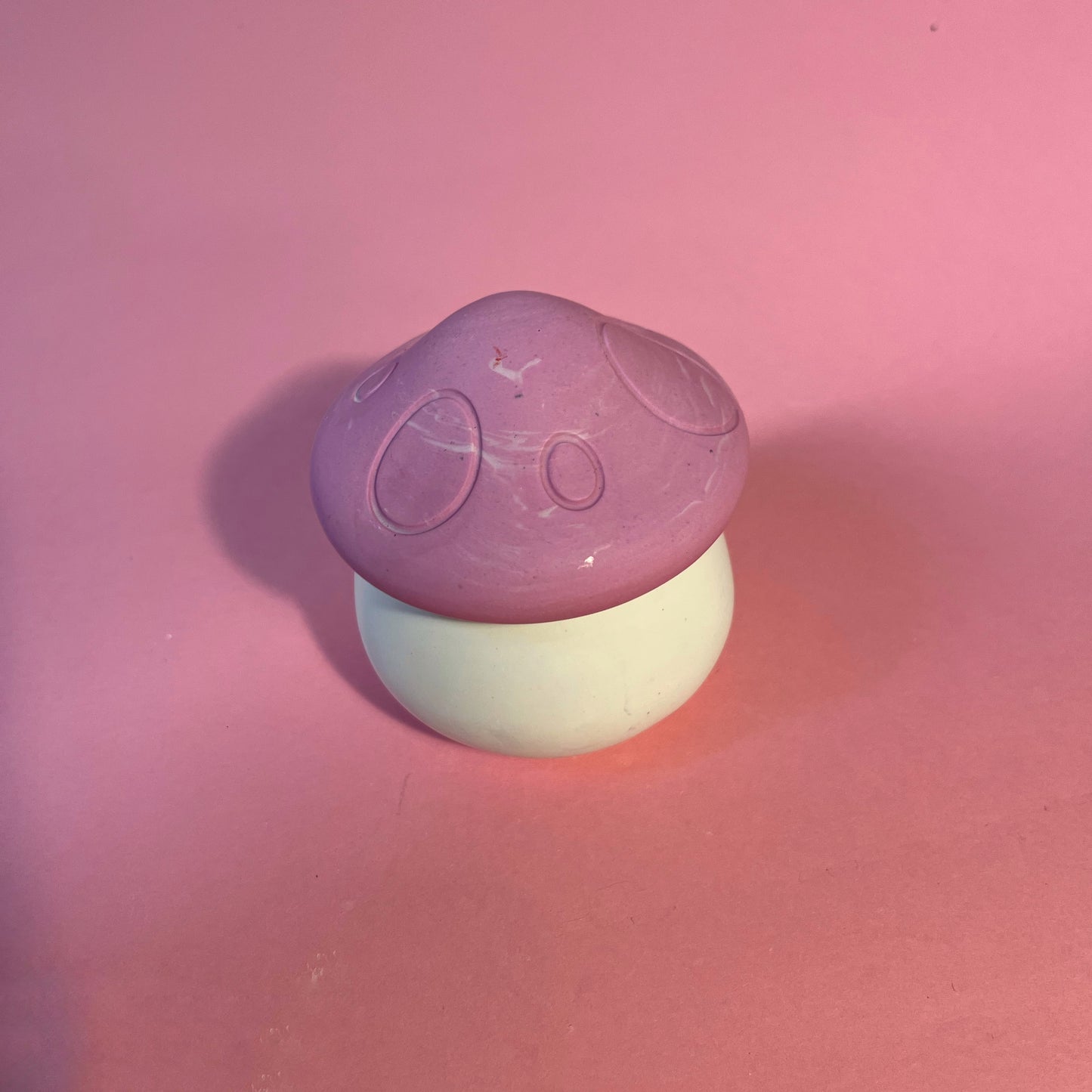 Boite champignon rose jesmoite