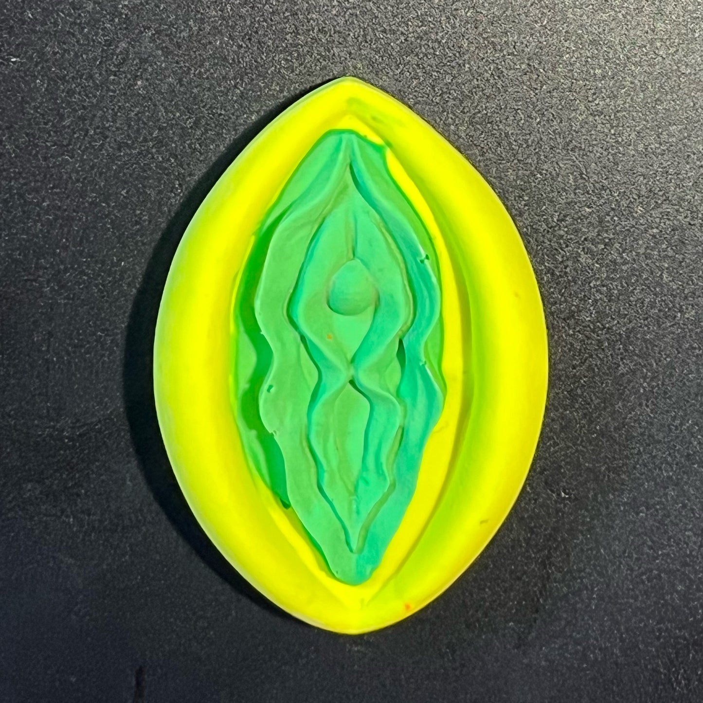 Foufoune jaune vert fluo