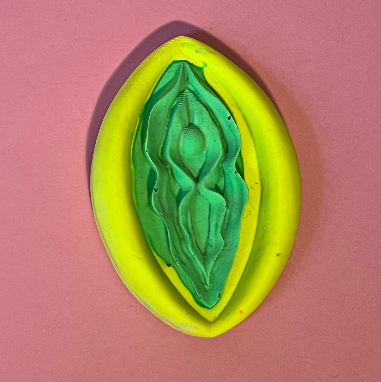 Foufoune jaune vert fluo