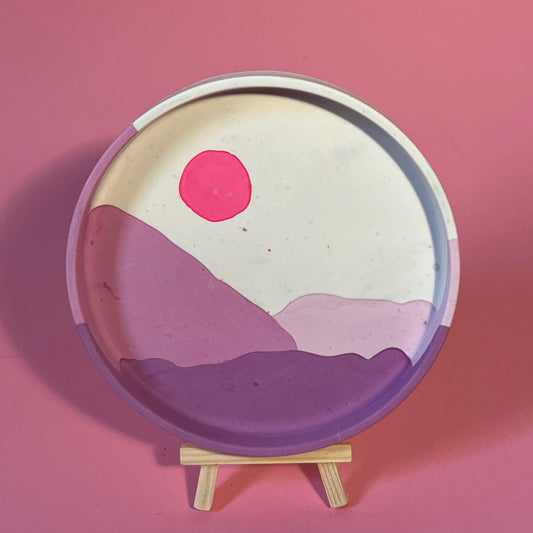 Plateau montagne rose