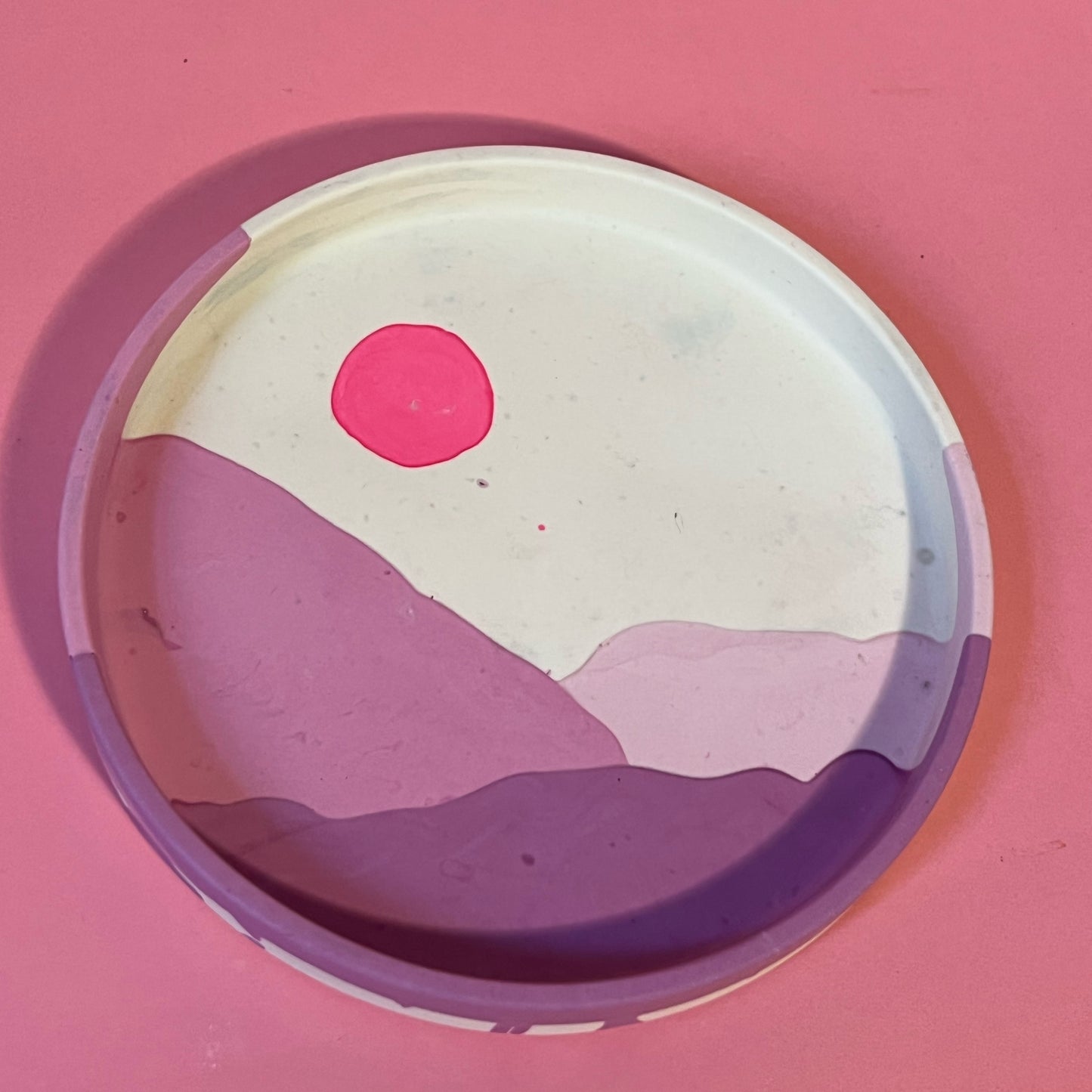 Plateau montagne rose