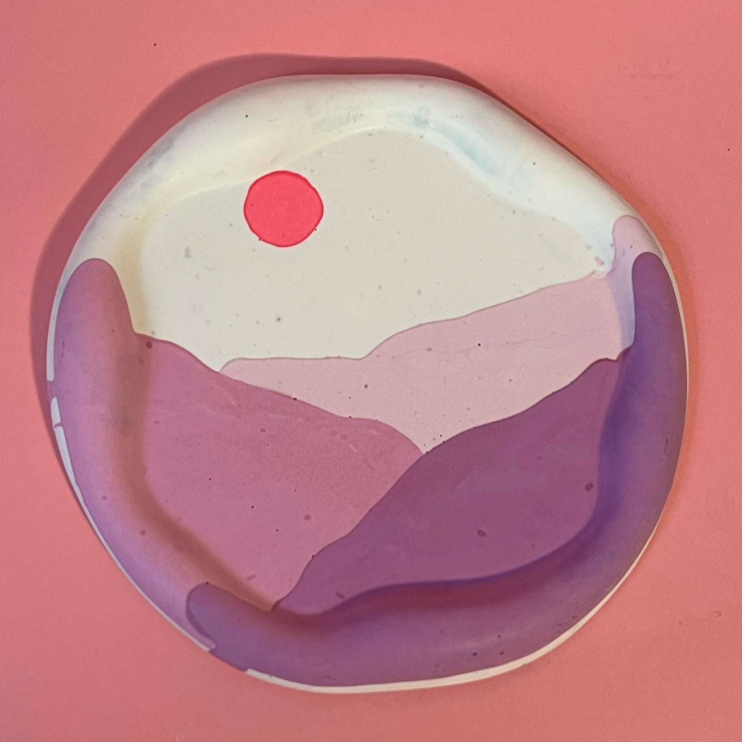 Plateau montagne rose
