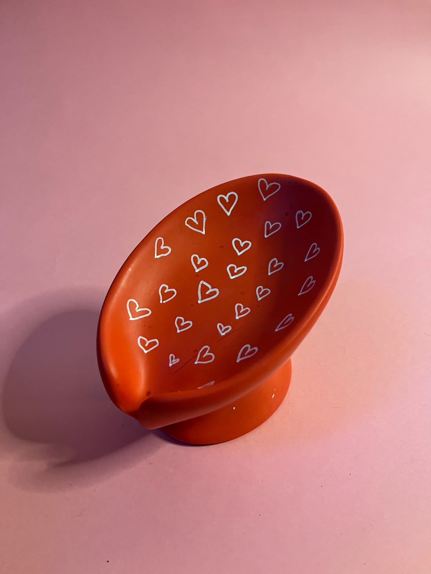 Porte savon coeur
