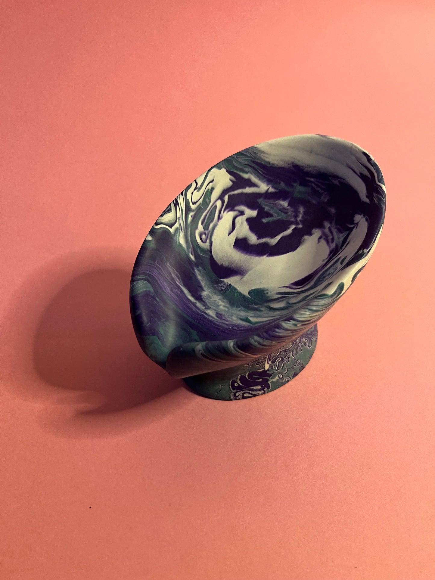 Porte savon vert mauve