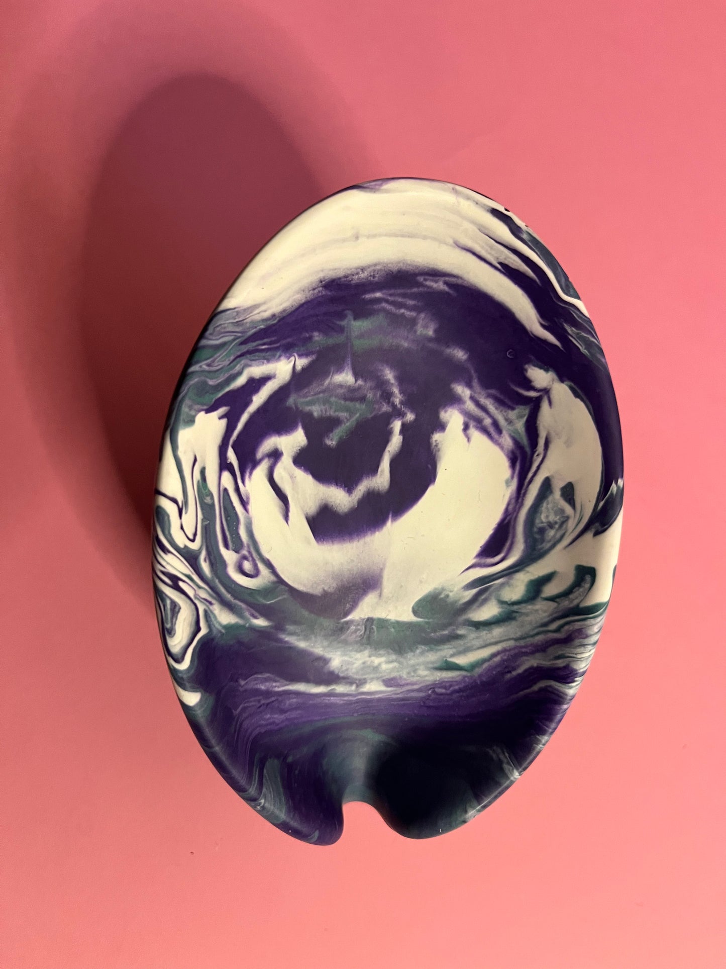Porte savon vert mauve