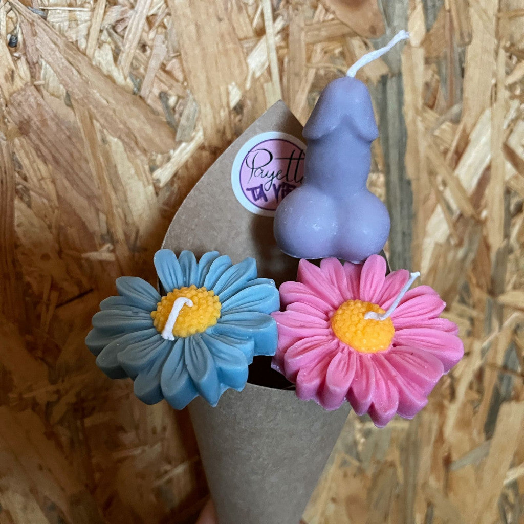 Bouquet bistouket et 2 marguerites