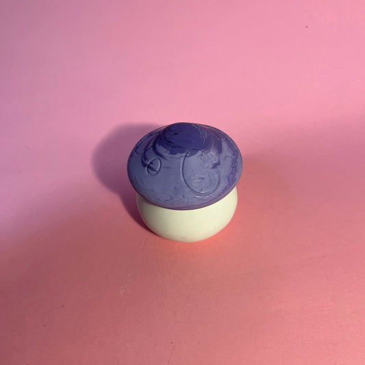 Boite champignon mauve Jesmonite