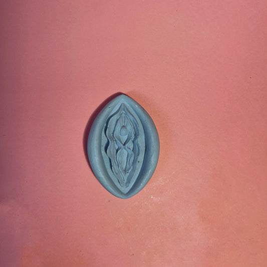 Aimant foufoune bleu