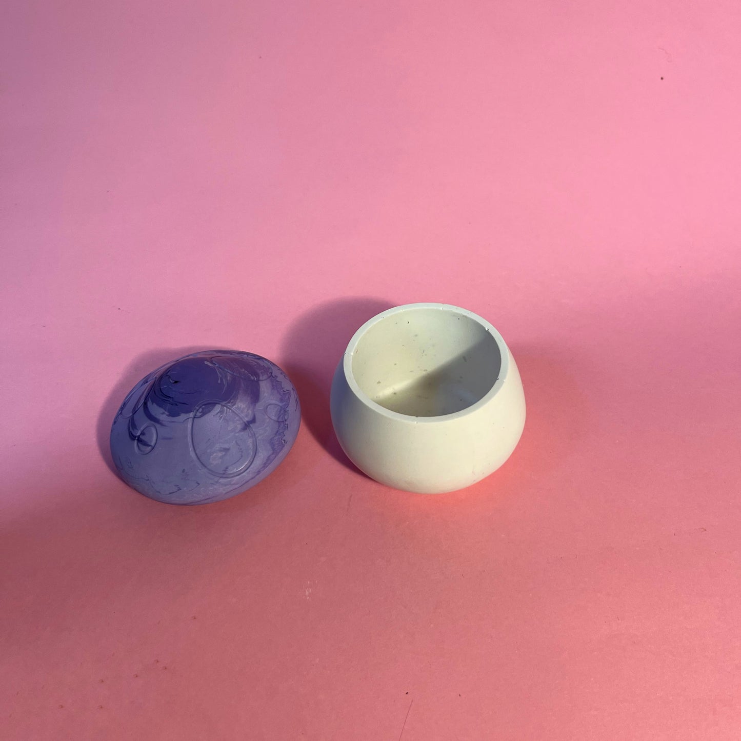 Boite champignon mauve Jesmonite