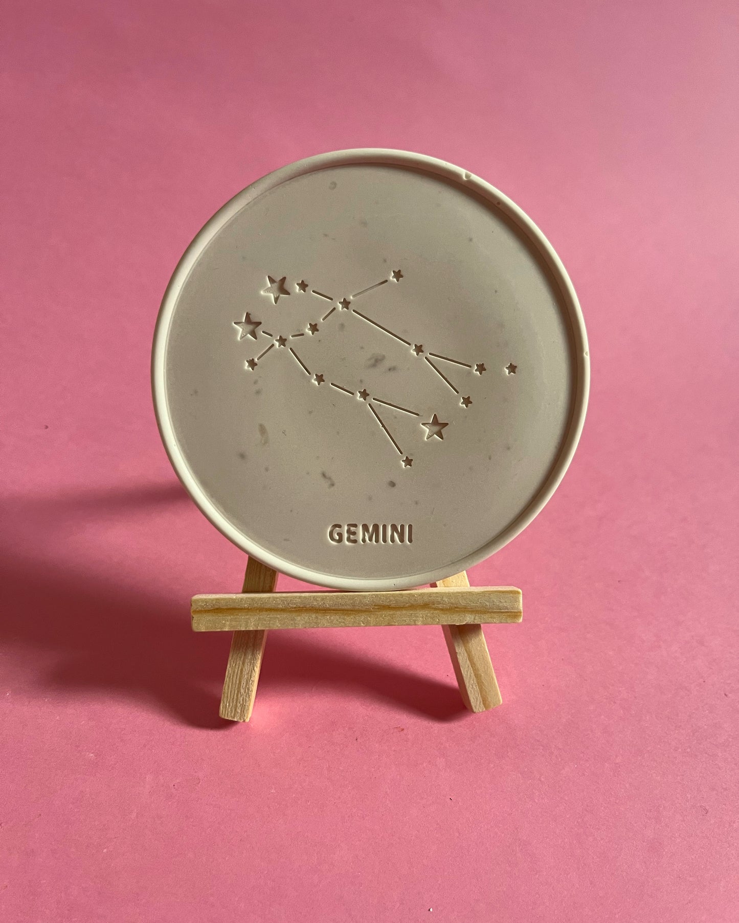Plateau jesmonite signe astrologique