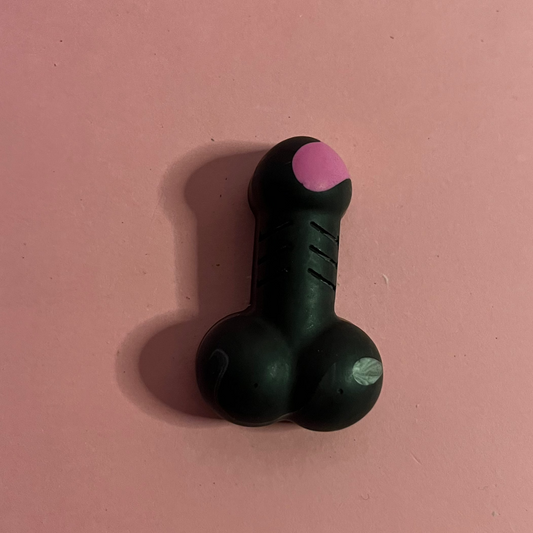 Aimant bistouket noir et rose