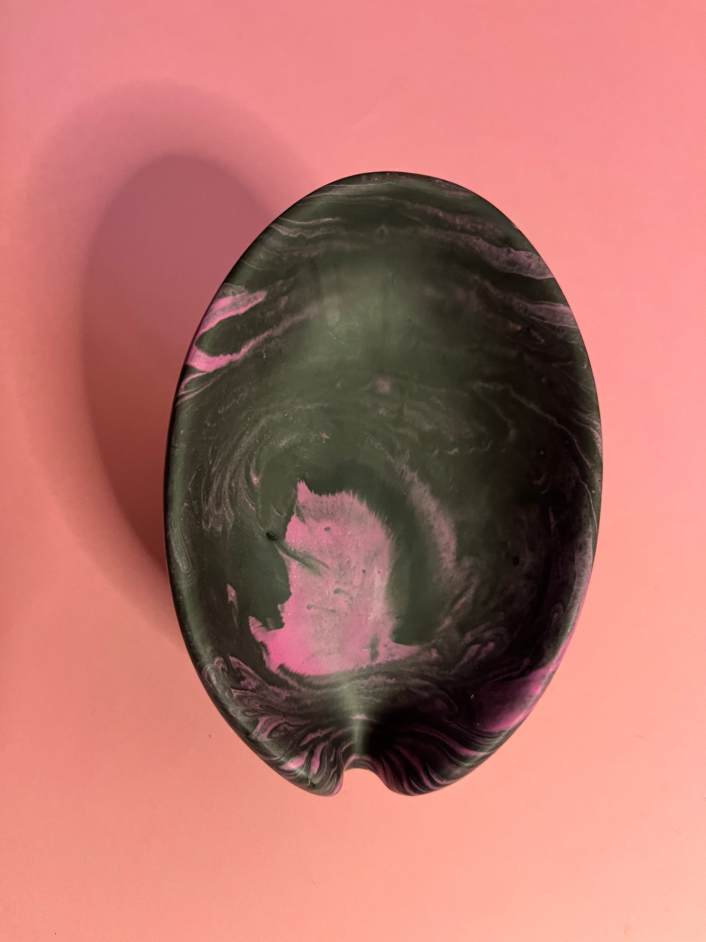 Porte savon noir et rose
